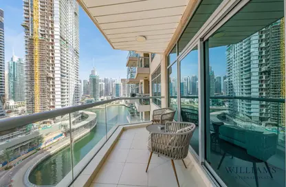 Apartment - 1 Bedroom - 2 Bathrooms for rent in Blakely Tower - Park Island - Dubai Marina - Dubai