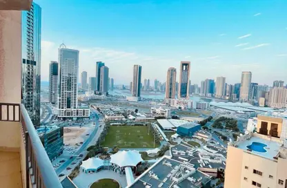 Apartment - 3 Bedrooms - 3 Bathrooms for rent in Al Mamzar Tower - Al Mamzar - Sharjah - Sharjah