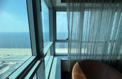 Apartment - 3 Bedrooms - 4 Bathrooms for rent in Corniche Tower - Ajman Corniche Road - Ajman