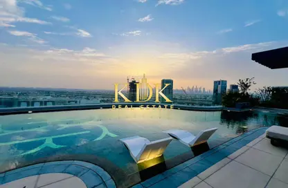 Apartment - 1 Bedroom - 2 Bathrooms for rent in Elegance by Chaimaa - District 18 - Jumeirah Village Circle - Dubai
