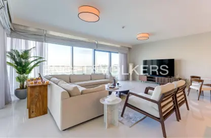 Apartment - 3 Bedrooms - 4 Bathrooms for rent in Beach Vista Tower 1 - Beach Vista - Emaar Beachfront - Dubai Harbour - Dubai
