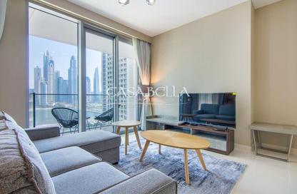 Apartment - 1 - 1 for rent in Beach Isle Tower 1 - Beach Isle - Emaar Beachfront - Dubai Harbour - Dubai