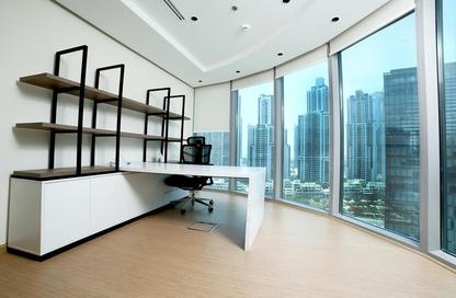 Office Space - Studio - 2 Bathrooms for rent in The Binary Tower - Business Bay - Dubai