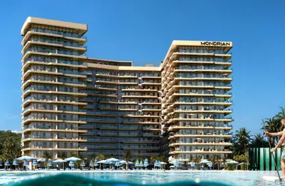 Apartment - 1 Bedroom - 2 Bathrooms for sale in Mondrian Al Marjan Beach Residences - Al Marjan Island - Ras Al Khaimah