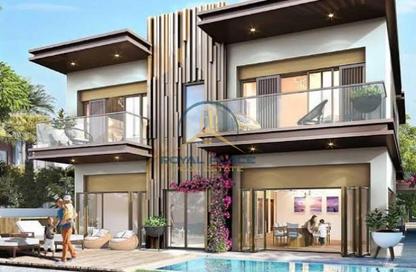 Townhouse - 4 - 4 for sale in Mykonos - Damac Lagoons - Dubai