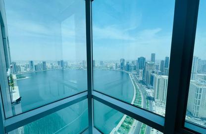 Apartment - Studio - 1 for sale in Al Dana Tower - Al Majaz 3 - Al Majaz - Sharjah Apartment - Studio - 1 for sale in Al Dana Tower - Al Majaz 3 - Al Majaz - Sharjah
