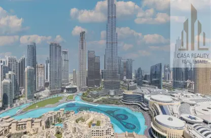 شقة - غرفة نوم - 2 حمامات للايجار في فندق برج ليك - العنوان داون تاون - وسط مدينة دبي - دبي