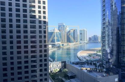 Office Space - Studio - 1 Bathroom for rent in The Binary Tower - Business Bay - Dubai