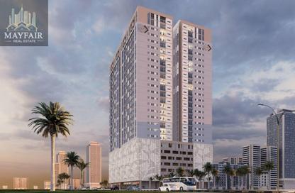 Apartment - 2 Bedrooms - 3 Bathrooms for sale in Al Aamra Tower - Al Amerah - Ajman