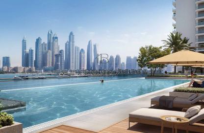 Apartment - 1 - 1 for sale in Palace Beach Residence Tower 2 - Palace Beach Residence - Emaar Beachfront - Dubai Harbour - Dubai