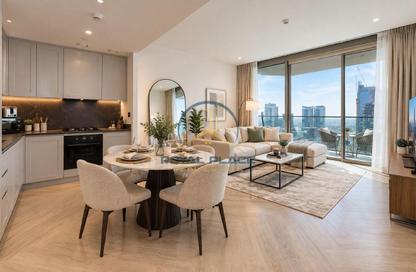 Apartment - 1 - 1 for rent in Peninsula Three - Peninsula - Business Bay - Dubai