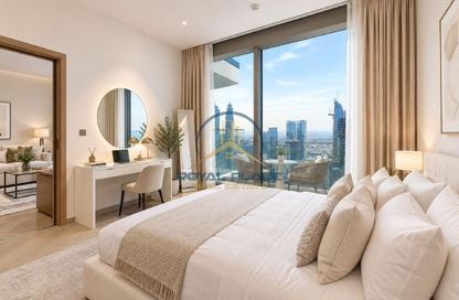 Apartment - 1 - 1 for rent in Peninsula Three - Peninsula - Business Bay - Dubai