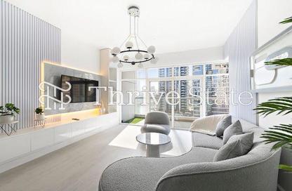 Apartment - 1 - 2 for rent in Continental Tower - Dubai Marina - Dubai