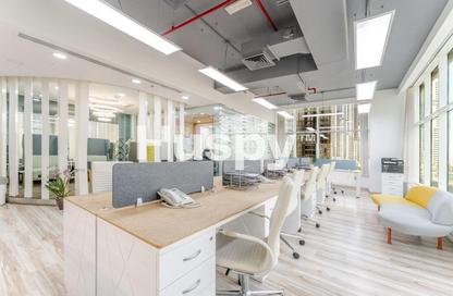 Office Space - Studio - 1 Bathroom for rent in Clover Bay Tower - Business Bay - Dubai