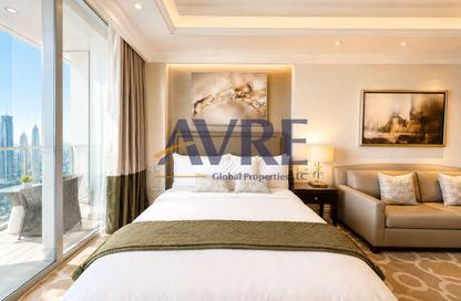 Apartment - Studio - 1 for rent in Kempinski Blvd (The address Blvd) - Downtown Dubai - Dubai