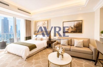 Apartment - Studio - 1 for rent in Kempinski Blvd (The address Blvd) - Downtown Dubai - Dubai