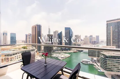 شقة - غرفة نوم - 1 حمام للايجار في باي سنترال غرب - باي سنترال - دبي مارينا - دبي