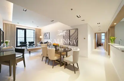 النزل و الشقق الفندقية - 3 غرف نوم - 4 حمامات للايجار في الميل الذهبي 3 - الميل الذهبي - نخلة جميرا - دبي