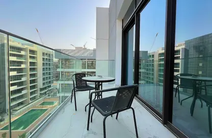 Apartment - Studio - 1 Bathroom for rent in Azizi Riviera 59 - AZIZI Riviera - Meydan One - Meydan - Dubai