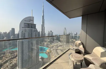 Apartment - 2 Bedrooms - 3 Bathrooms for rent in Boulevard Point - Downtown Dubai - Dubai