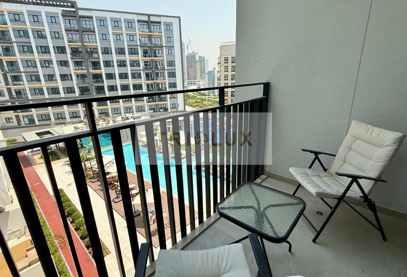 Executive Studio | Designer Furnished | Pool View photo 3