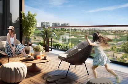 Apartment - 1 - 2 for sale in Golf Greens 2 Tower A - Golf Greens 2 - Golf Greens - Damac Hills - Dubai