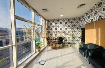 Office Space - Studio - 1 Bathroom for rent in Business Atrium Building - Oud Metha - Bur Dubai - Dubai