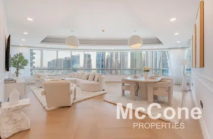 Apartment - 4 Bedrooms - 4 Bathrooms for rent in Horizon Tower - Dubai Marina - Dubai