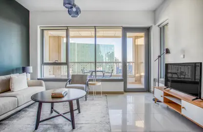 شقة - غرفة نوم - 1 حمام للايجار في 29-1 برج بوليفارد - برج بوليفارد 29 - وسط مدينة دبي - دبي