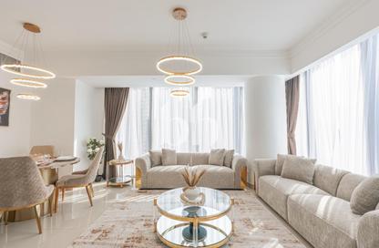 Apartment - 2 Bedrooms - 3 Bathrooms for rent in Boulevard Point - Downtown Dubai - Dubai