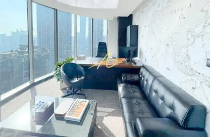 Office Space - Studio - 1 Bathroom for rent in The Binary Tower - Business Bay - Dubai