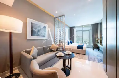 Apartment - Studio - 1 Bathroom for rent in Damac Maison Prive A - Damac Maison Prive - Business Bay - Dubai