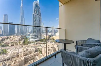 Apartment - 2 Bedrooms - 2 Bathrooms for rent in Burj Royale - Downtown Dubai - Dubai