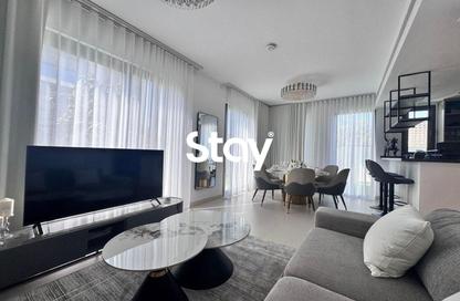 Villa - 4 - 5 for rent in Aura Gardens - Tilal Al Ghaf - Dubai