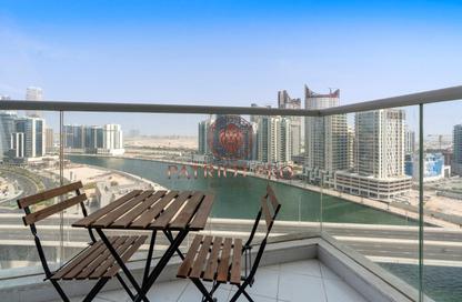Apartment - Studio - 1 Bathroom for sale in Damac Maison Prive A - Damac Maison Prive - Business Bay - Dubai