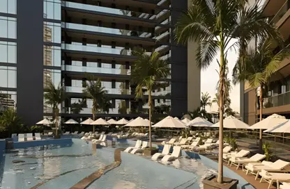 Apartment - 1 Bedroom - 2 Bathrooms for sale in Butterfly Towers - Arjan - Dubai