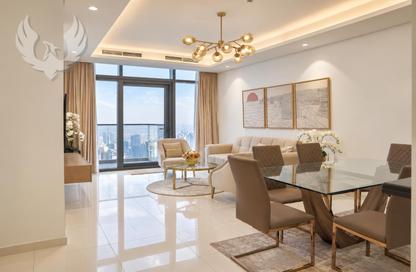 Apartment - 2 - 3 for rent in Paramount Tower Hotel  and  Residences - Business Bay - Dubai