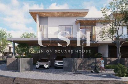Townhouse - 4 - 5 for sale in Pinewood Estates Homes - Jumeirah Golf Estates - Dubai