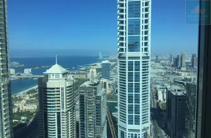 Apartment - 1 Bedroom - 2 Bathrooms for rent in MAG 218 - Dubai Marina - Dubai