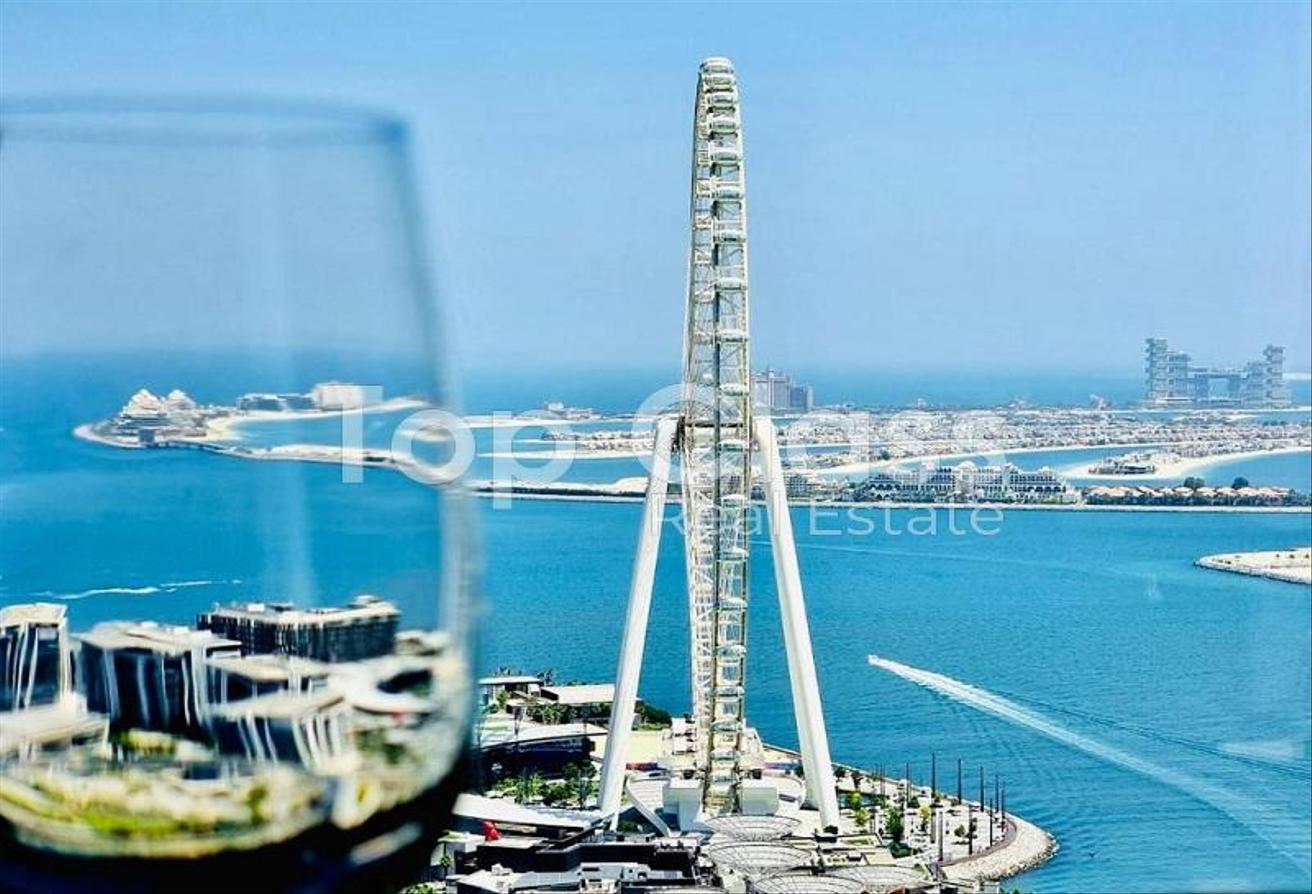 Furnished | High floor | Full Sea and Marina view photo 13