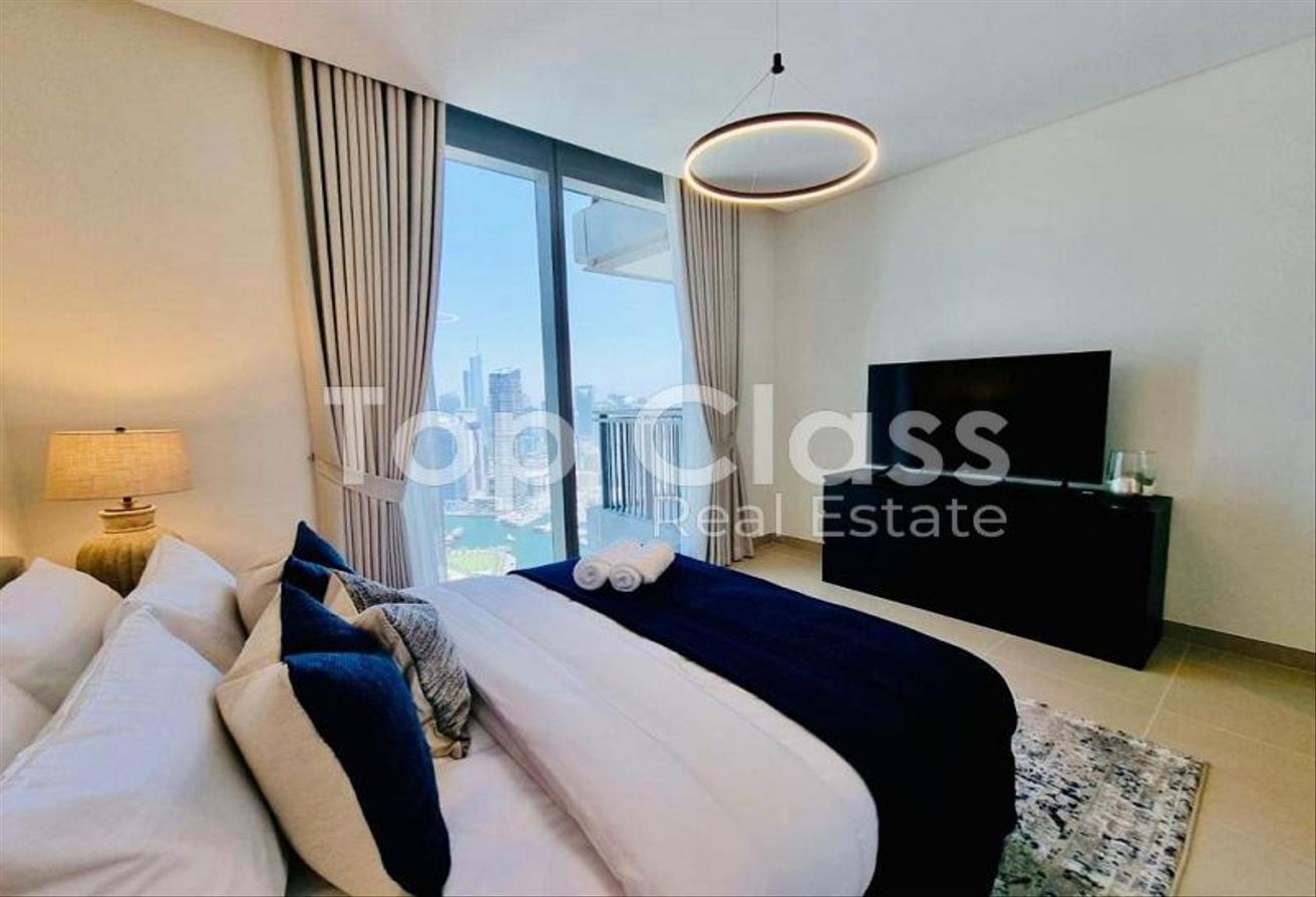 Furnished | High floor | Full Sea and Marina view photo 8