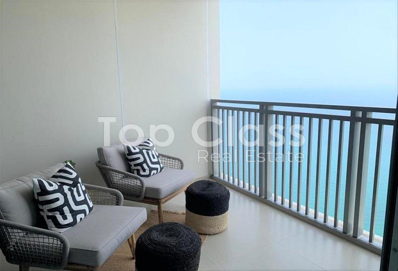Furnished | High floor | Full Sea and Marina view photo 12