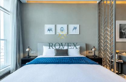 Apartment - Studio - 1 Bathroom for rent in Damac Maison Prive A - Damac Maison Prive - Business Bay - Dubai