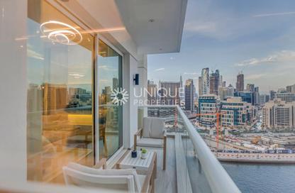 Apartment - 1 - 1 for rent in Mayfair Tower - Business Bay - Dubai