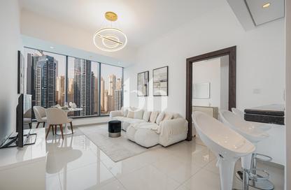 Apartment - 1 - 2 for rent in Silverene Tower B - Silverene - Dubai Marina - Dubai