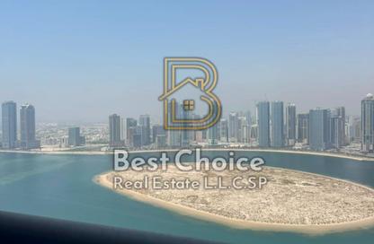 Apartment - 2 Bedrooms - 2 Bathrooms for sale in Palm Tower - Al Khan Lagoon - Al Khan - Sharjah