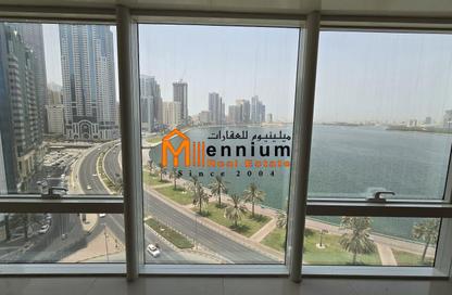 Apartment - 3 Bedrooms - 3 Bathrooms for rent in Al Dana Tower - Al Majaz 3 - Al Majaz - Sharjah