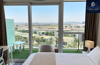 Apartment - Studio - 1 for rent in Carson A - Carson - Damac Hills - Dubai