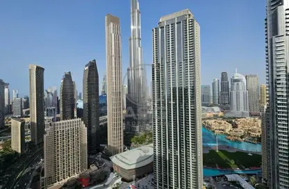 شقة - غرفة نوم - 1 حمام للايجار في برج التاج - وسط مدينة دبي - دبي