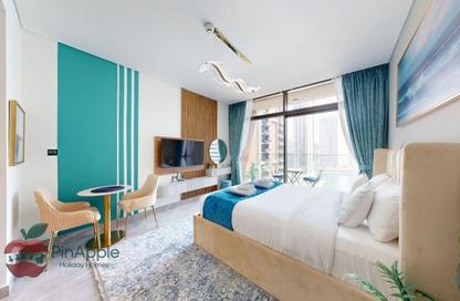 Apartment - Studio - 1 Bathroom for rent in Peninsula Two - Peninsula - Business Bay - Dubai